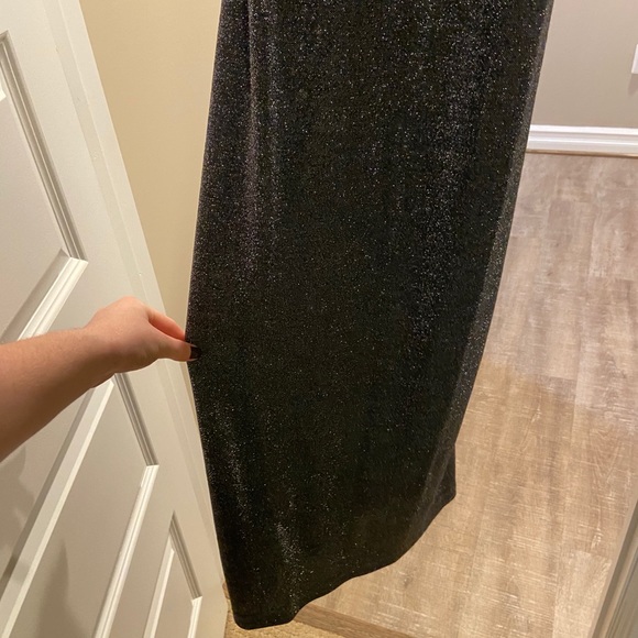 Long Silver Party Dress - Picture 7 of 8